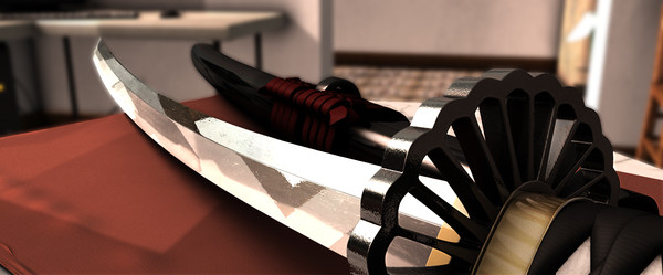 japanese dai-katana katana black 3d model - Black Dai-Katana.scn... by Polygon Pusher
